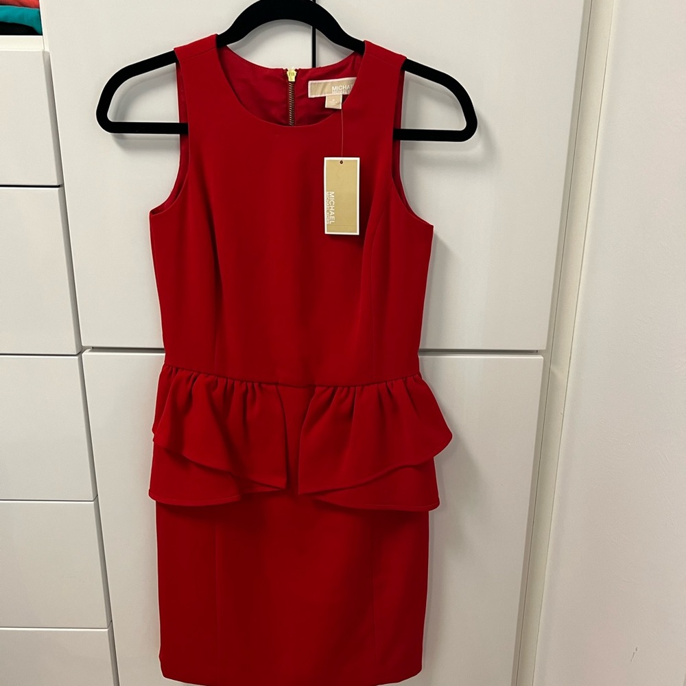 ♥️ Michael Kors ♥️ Red Dress NEW size 0